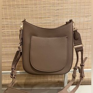 Taupe Crossbody Bag - Brand New!